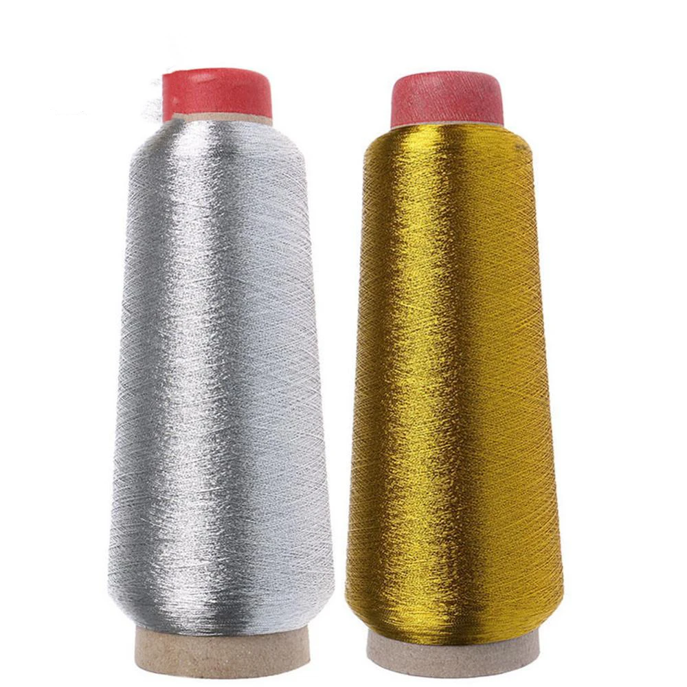 

3000M Gold/Silver Cross-stitch Embroidery Threads Line Textile Metallic Yarn Woven Embroidery Line Sewing Accessories
