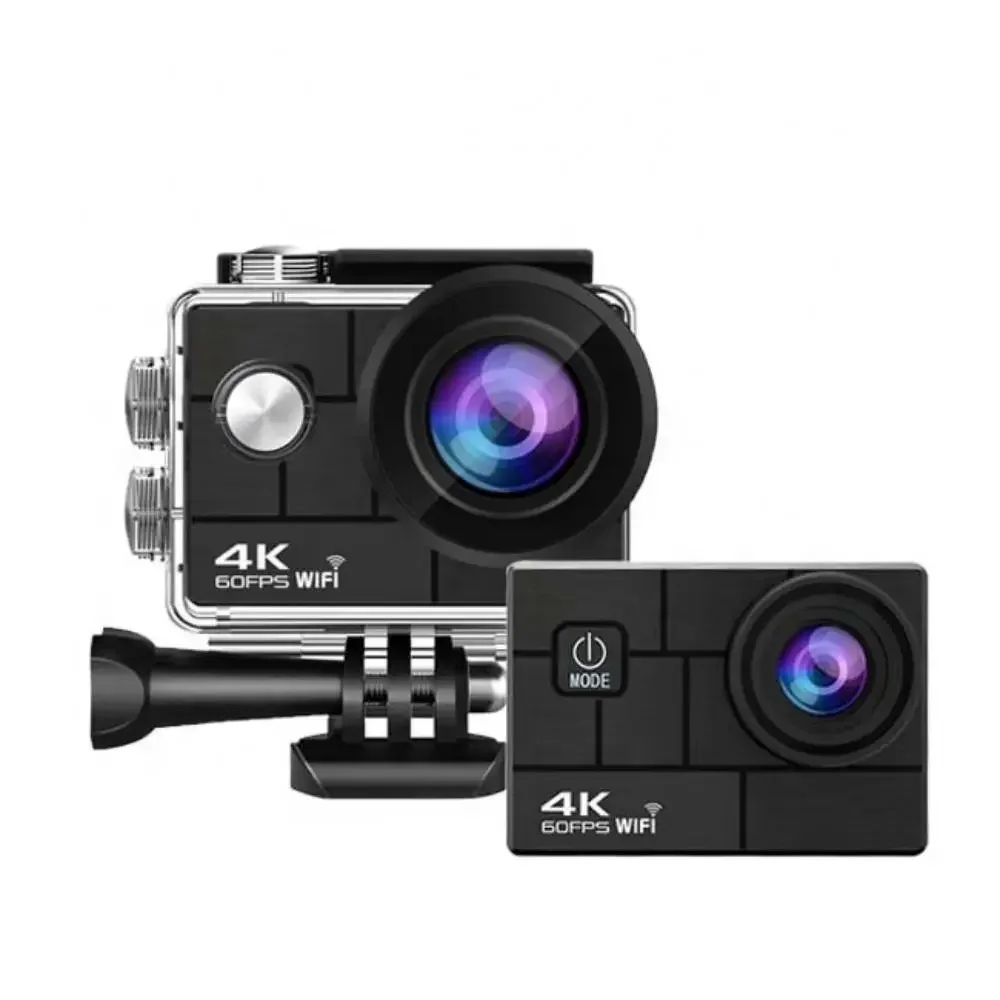 Ultra Hd 4K/60Fps 24Mp Wifi 2 "170D Underwater 30M Casco Vedio Go Sport Pro Action Camera Anti-Shake Con Obiettivo Fisheye Sony 386