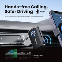 UGREEN Bluetooth Car Receiver Adapter 3.5mm AUX Jacks for Car Speakers Audio Music Receiver Hands Free Bluetooth 5.3 Adapter - Image 3