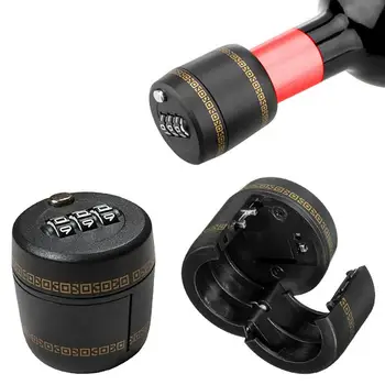 Combination Lock For Wine Liquor Bottle Wine Bottle Top Stopper Bottle Password Code Lock For Bottle Between 26mm To 28mm 5