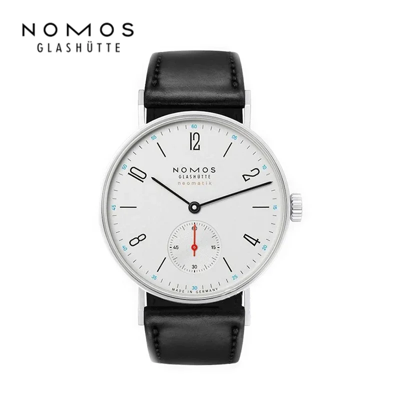 Для NOMOS, немецкие механические часы Tangente140 с автоматическим механизмом, мужские часы, роскошный стиль, сапфировое стекло, кожаный ремешок