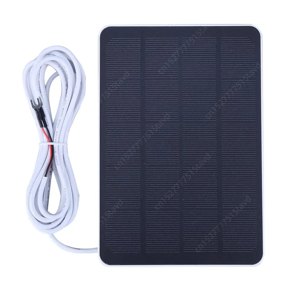 Security Camera Solar Panel Charger – 3W Monocrystalline Panel For Doorbell & Outdoor Cameras