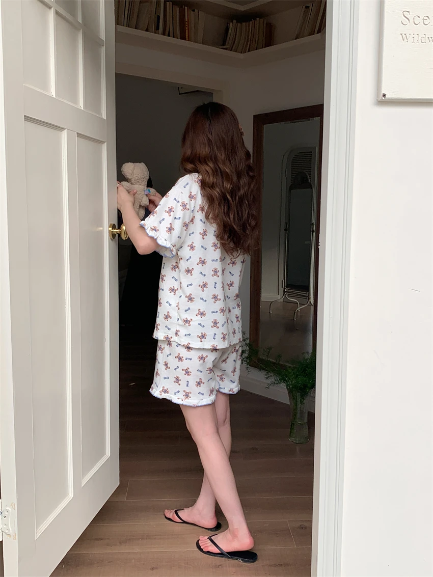 Princess pajamas set for women, high quality cotton pajamas, doctor's, short pants, lady's Bau pajamas set, new, new Products
