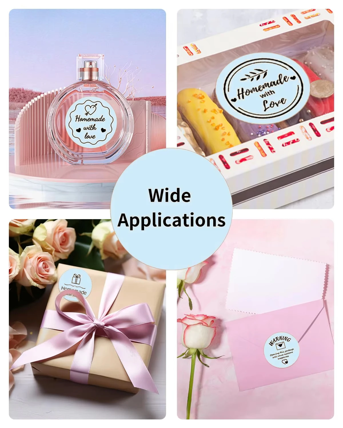 40x30mm 다중 사양 컬러 감열 태그, M110/M221/M120/M200 호환, 가정, 사무실 및 휴일 DIY 프로젝트용