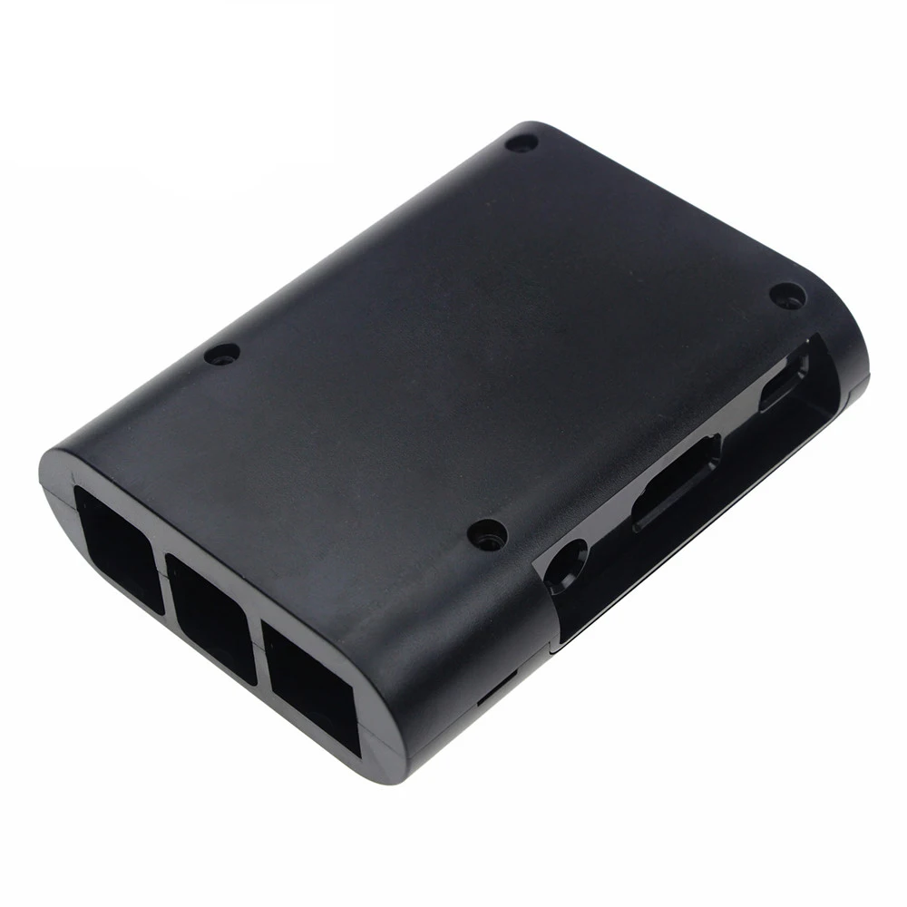 Switch Box Wall Socket Box Electric Distribution Box Raspberry Pi 3 Case Model B Plus & Raspberry Pi 3 2 Black Case Cover Shell Enclosure Box ABS Box