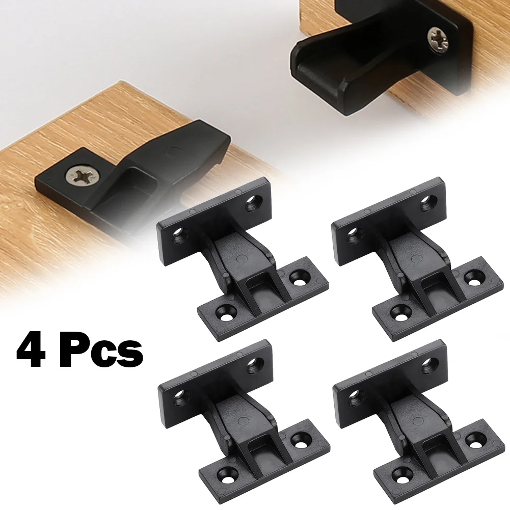 4er Pack Push-In-Armaturen Press-Fit-Panel-Clips Küchen sockel befestigungen Kunststoff-Verbindungs befestigungen Hardware-Regal befestigung