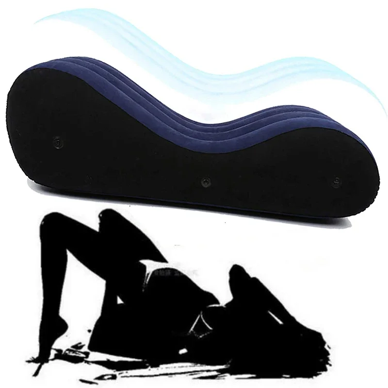 Inflatable Sex Sofa BDSM Chair Bed Furnitures Pillow Pad Adults Chaise Sexy Husband Wife BDSM Position Erotic Air Sofas Sextoys