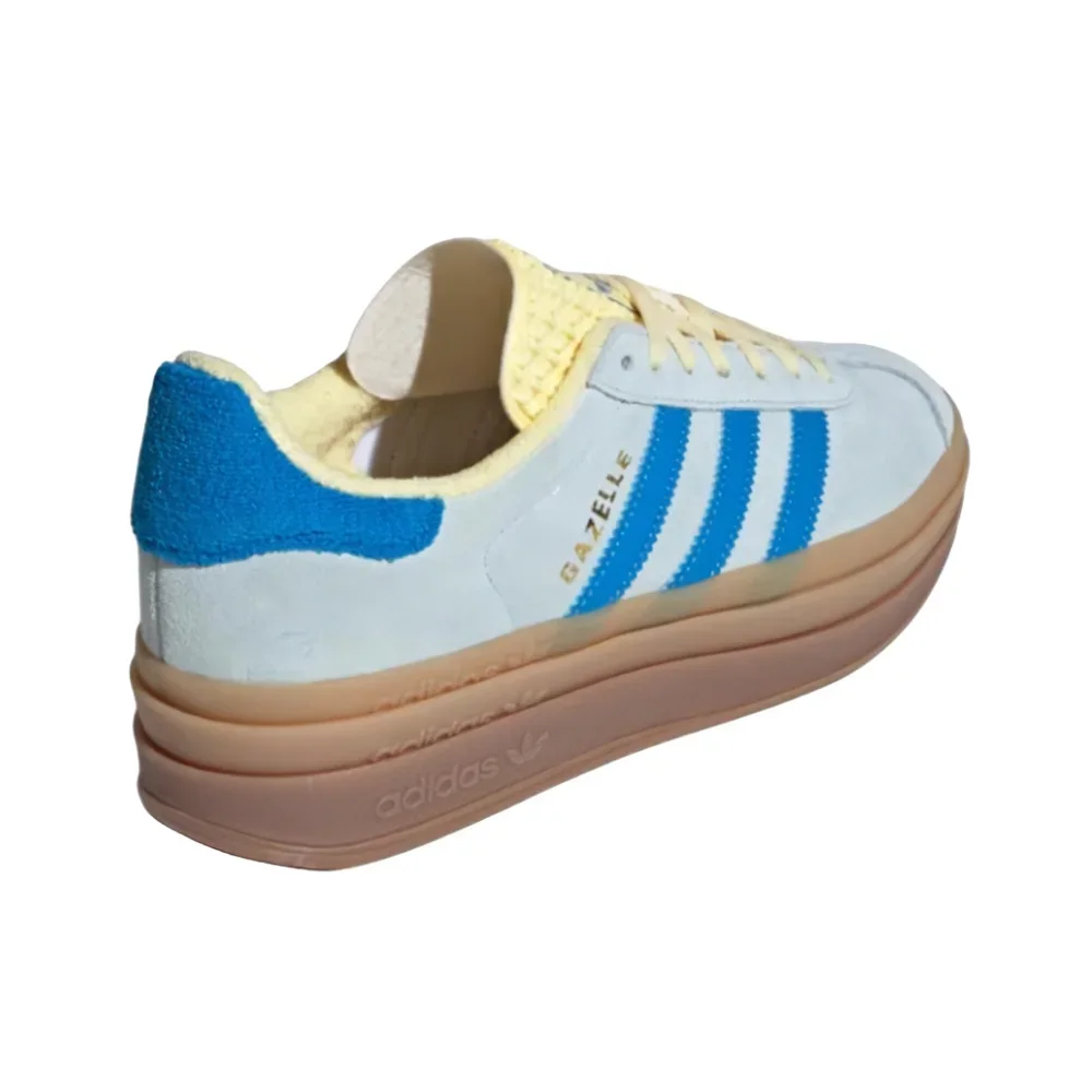 adidas gazelle silver green womens Adidas Gazelle Bold Platform Yellow Burgundy – Summersnkrs main image 1