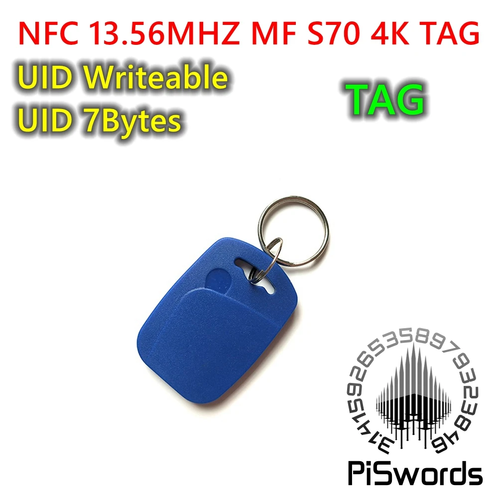 Rewrite NFC 13.56Mhz MF S70 UID 0 Block 7 / 4 Bytes  Gen3 Changeable Rfid Tag Mutable Writeable  Chinese Magic Keytag Copy Clone