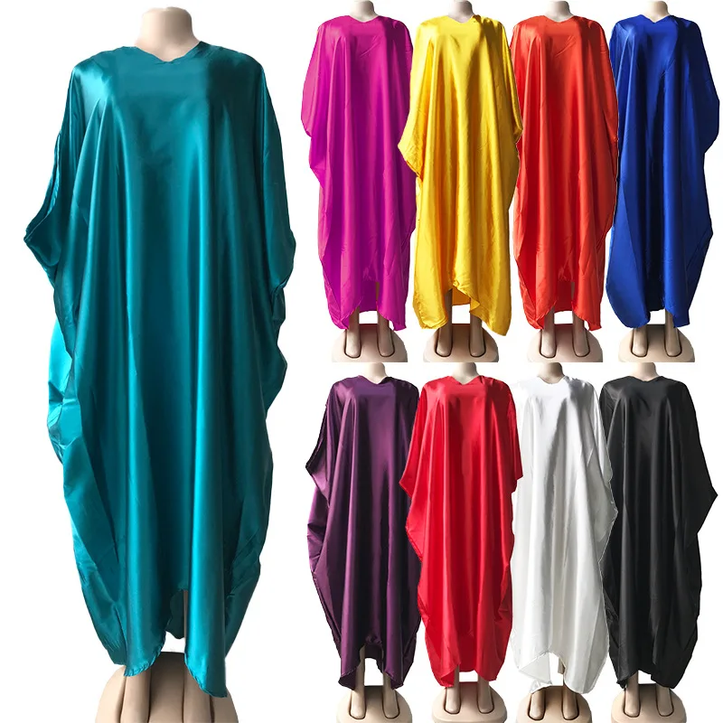 2022 Spring Elegent African Women V-neck Polyester Plus Size Long Dress African Dresses for Women Dashiki African Clothes Women african culture clothing