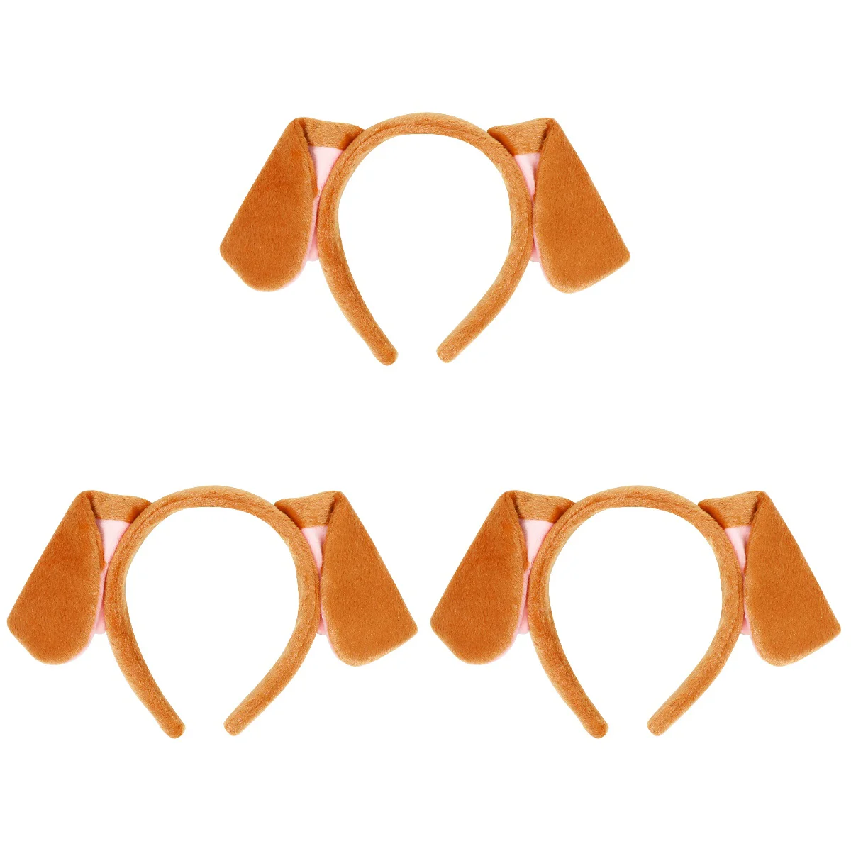 

3 Pcs Puppy Headband Ears Hair Accessories Animal Clothing Fabric Headbands for Kids Women's Dog Cosplay