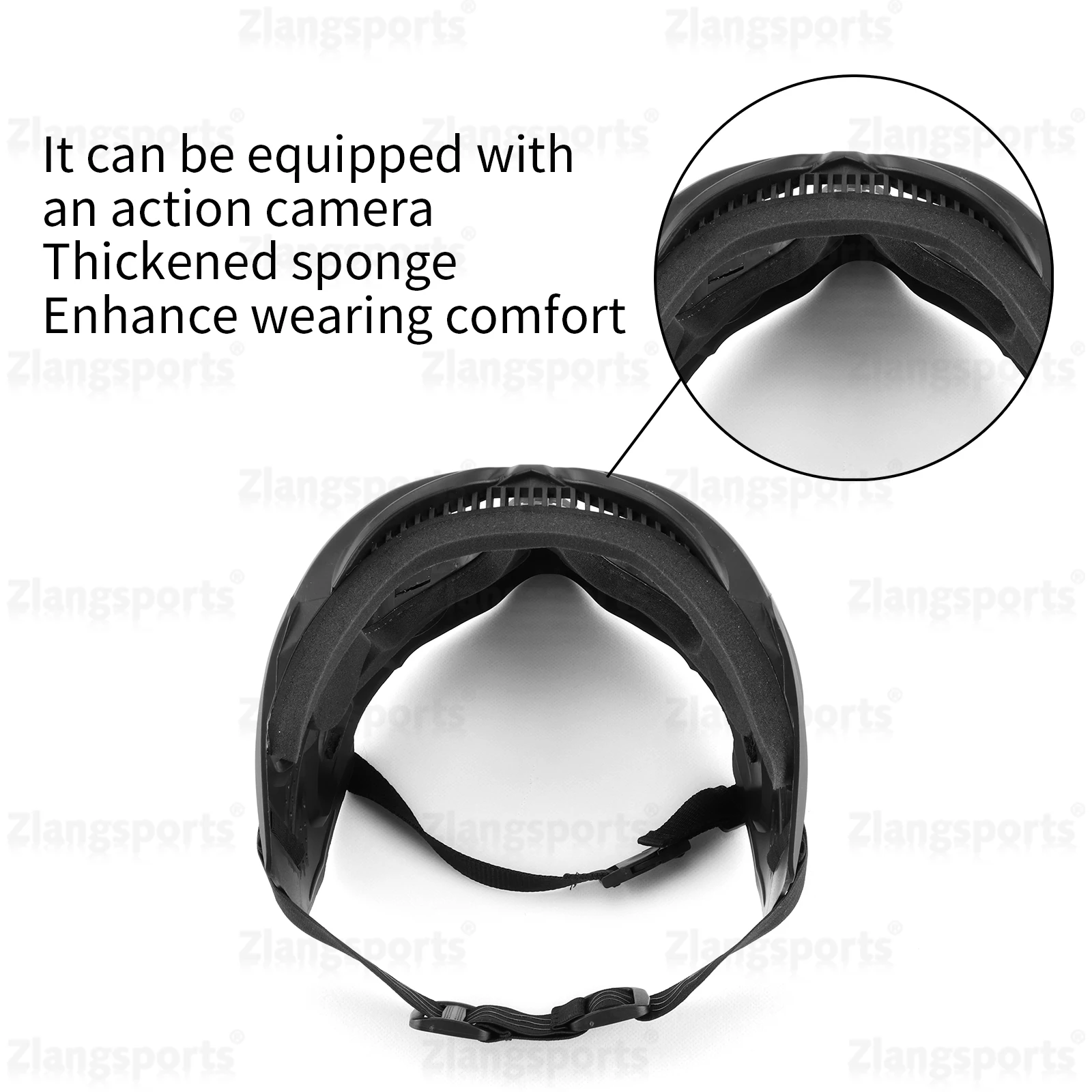 Windproof Full Face Mask with Goggles for Outdoor Sports and Tactical Activities
