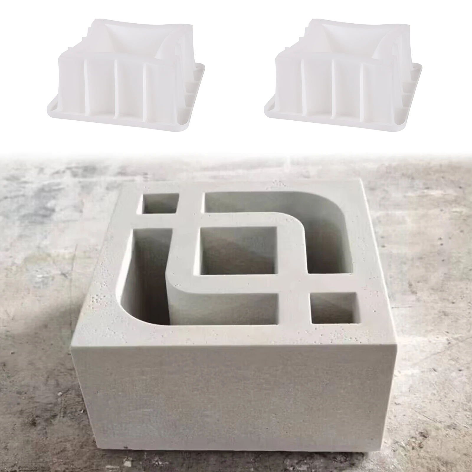 Hollow Brick Brick Cement Plastic Mold Decoration Hollow Antique Flower Window Splicing Flower Openwork Paving Molds