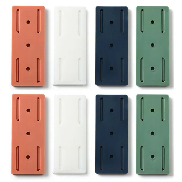 Description Picture 2 of item1PC Socket Paste Fixer Patch Panel Holder Wall Hanging Plug Fixing Device Punch-free Plug Multi-Purpose Hooks