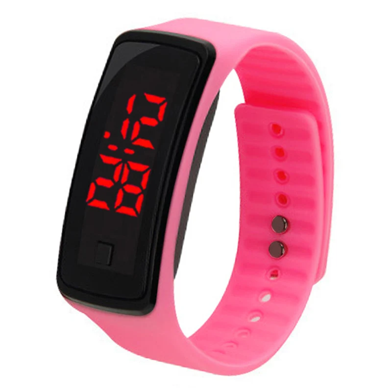 Children Watch Kids Led Sports Watches Women Silicone Electronic Digital Watch Student Wrist Bracelet for Boy and Girl Kol Saati 