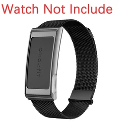 Premium 2PC Milanese Strap with Metal Hollow Protective Frame - Stylish Watch Accessories - Helio (Black)