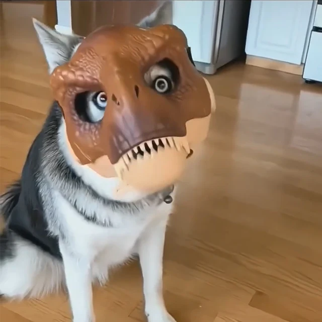 Halloween Dogs Toy Masks Pets Dog Halloween Costume Jurassic