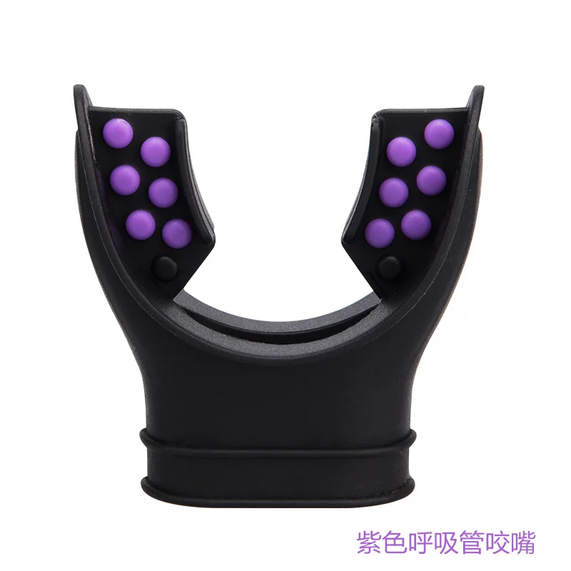 

Dual color silicone mouthpiece breathing tube accessories Breathing tube mouthpiece diving equipment