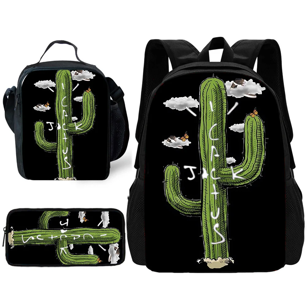 Child School Cool Popular Jackboys Traviss Scotts Backpack with Lunch Bags ,Pencil Bags ,School Bags for Boys Girls Best Gift - 3