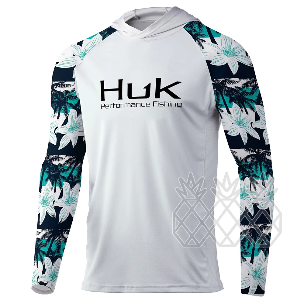 HUK Fishing Hoodie Men Fishing Clothes Summer Long Sleeve Fishing Suit  Outdoor Sun Protection Breathable Angler Jersey Apparel - AliExpress