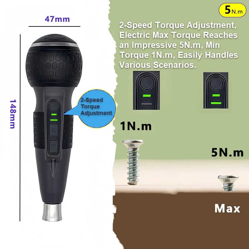 Mini Wireless Electric Screwdriver 3.6V - Image 3