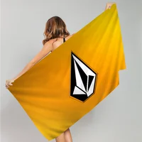 V-VOLCOM LOGO Big Microfiber Beach Towels Quick Dry Towel Sand Beach Towels Pool Towel for Travel Swim Pool Yoga 2