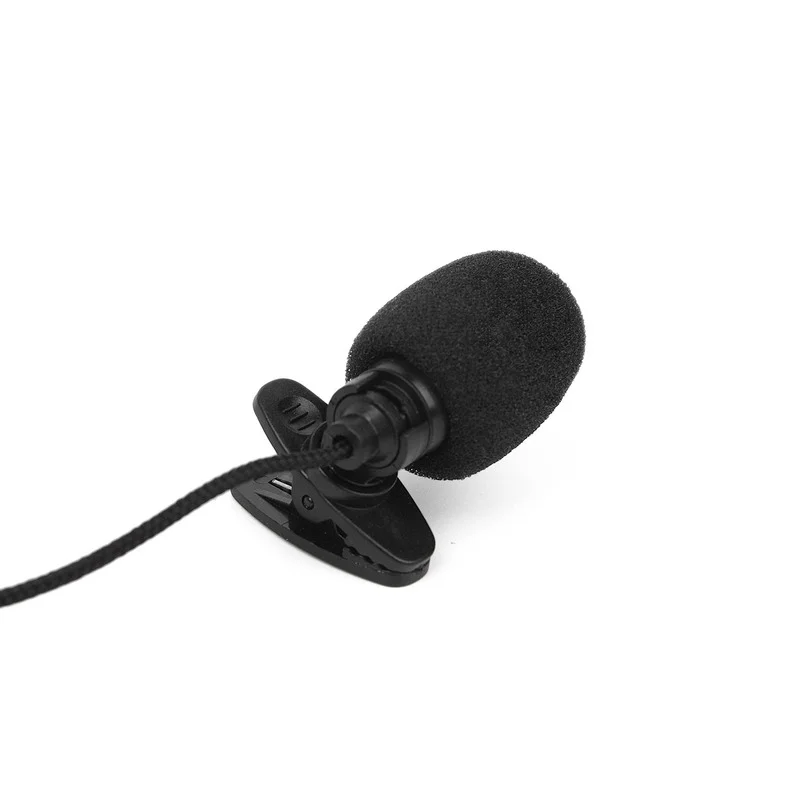Mini Wired External 3.5mm Microphone Mini Studio Speech Mic Clip on Lapel Professionals Stage Mike for Loudspeaker 1pc/3pcs