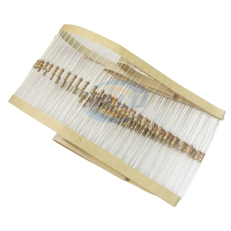 Carbon Film Resistors 100pcs 1/4W 5% 2.2R-270R 0.25W 2.2-270 Ohm R K M 0R-10M carbon film resistor