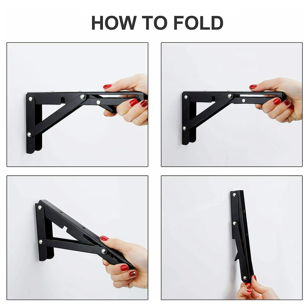 Folding Shelf Bracket 2 Pcs
