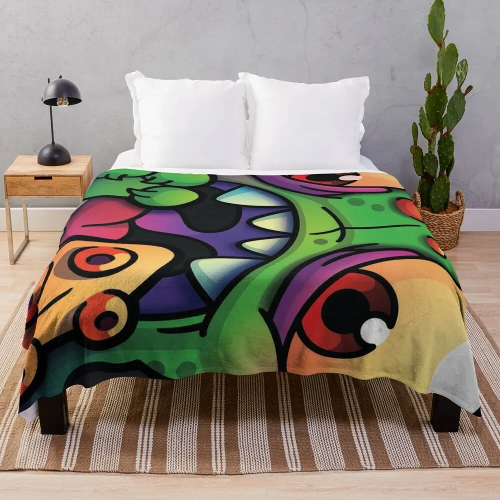 

Зеленое одеяло-осьминог, роскошное летнее покрывало, дизайнерские одеяла