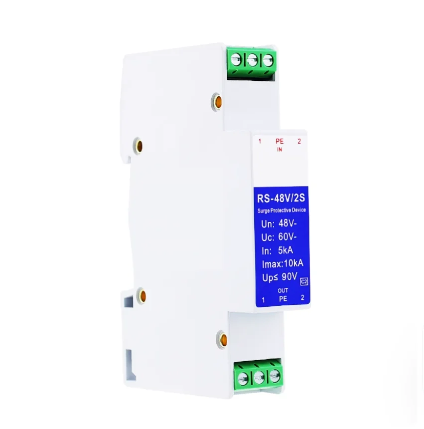 RS485 Signal Lightning Arrester 4-20mA Analog Control Signal Surge Protector 5V
