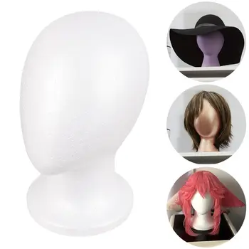 Testa di manichino in schiuma Espositore per parrucca leggero e stabile per gioielli Copricapo Espositore per cappelli Testa di manichino Modello di testa in schiuma