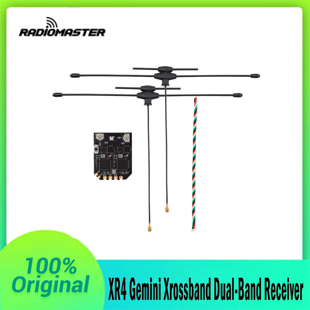 Récepteur ExpressLRS Radiomaster XR4 2.4GHz Gemini Xrossband