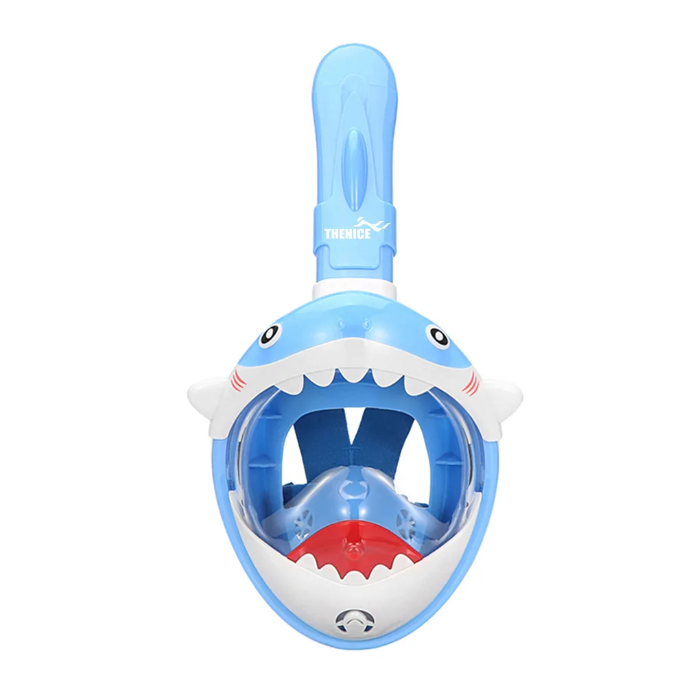THENICE Snorkeling Mask Mask Goggles Diving Goggles Swimming Gear Waterproof Anti-Fog Full Dry Children'S Diving Masks