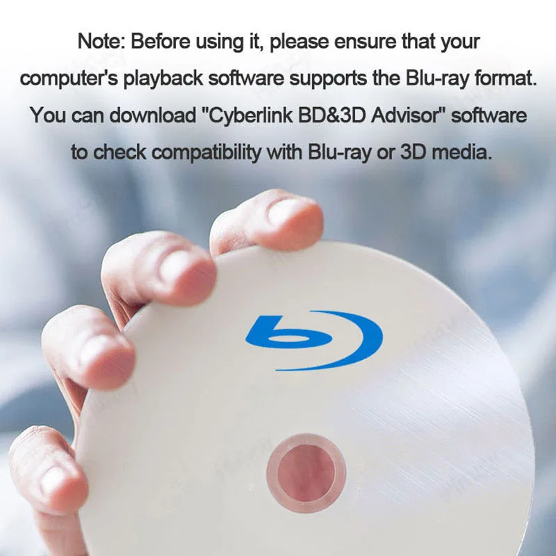 외장 블루레이 광학 드라이브, USB 3.0 3D 블루레이 버너, CD DVD 플레이어, 노트북 PC 컴퓨터, 윈도우 10, 11, 맥용 녹음기