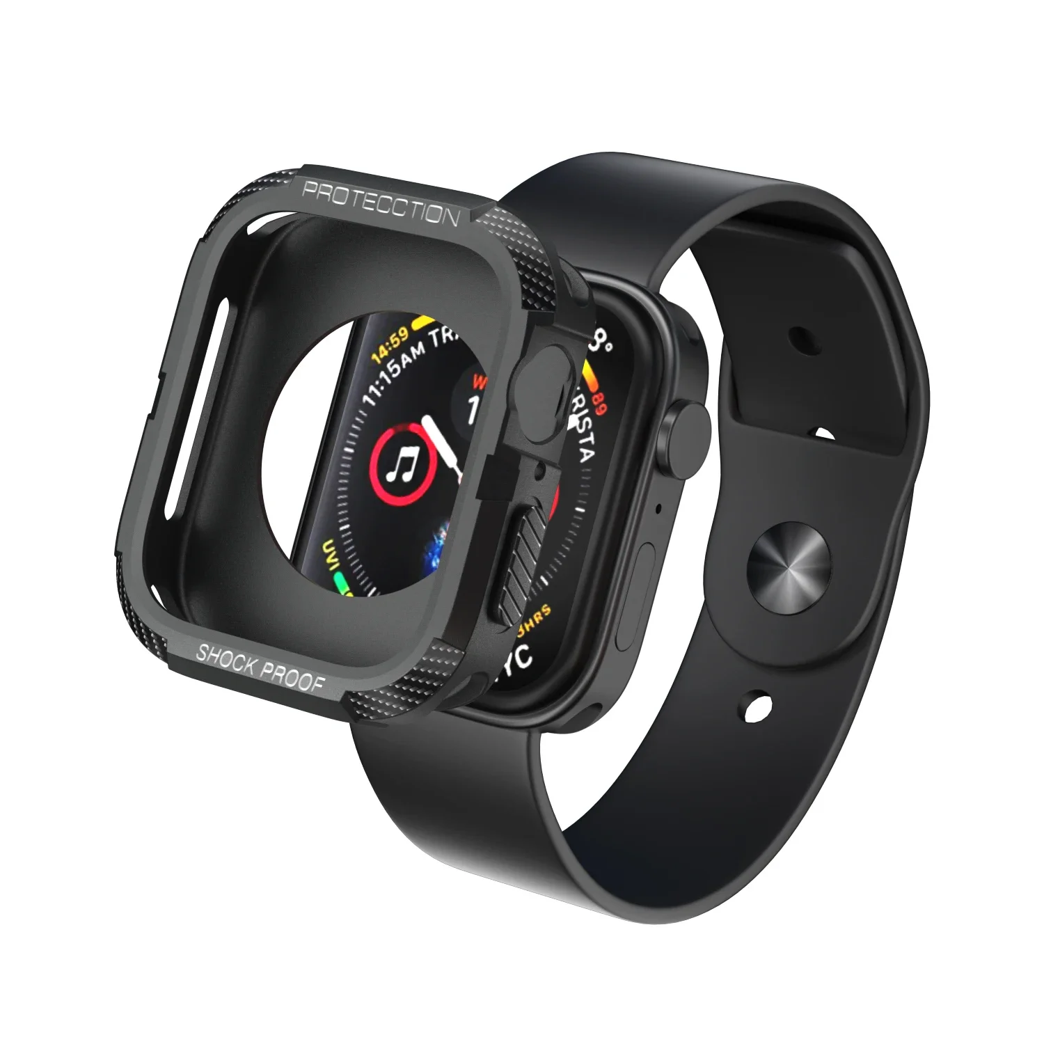  ġ ߰ ̽, TPU   ȣ  Ŀ, 44mm, 40mm, 45mm, 41mm, 38mm, 42mm, ̿ġ 9, 8, 7, SE6, 4, 3 ׼