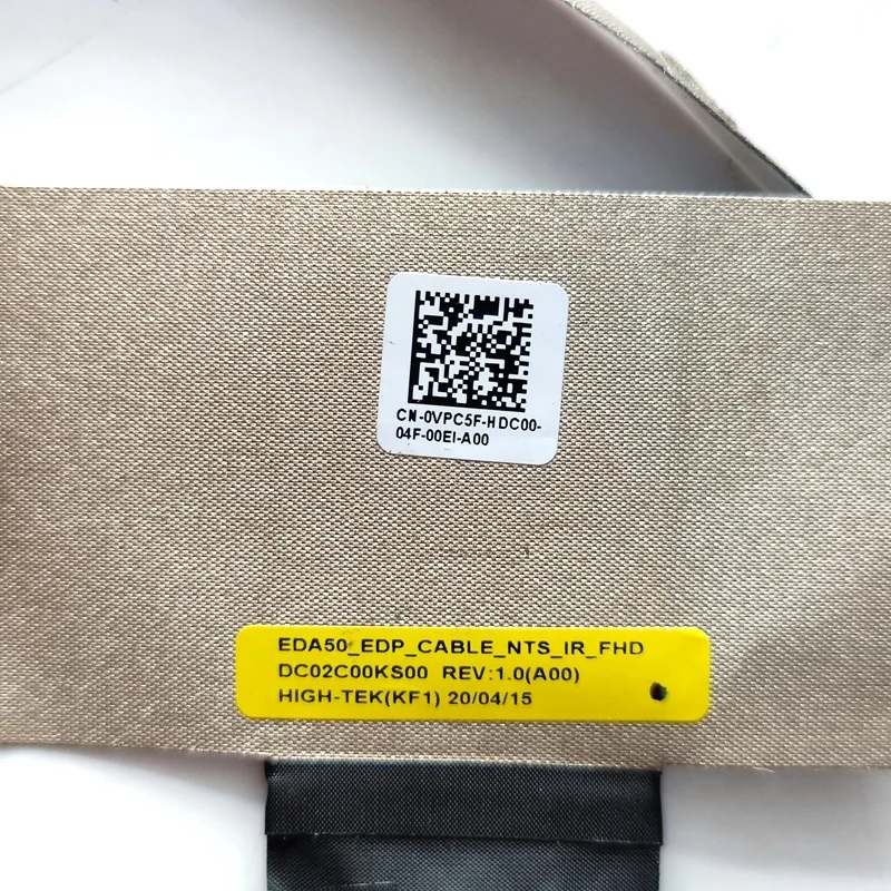 Original New 0VPC5F VPC5F DC02C00KS00 For Dell Precision 7540 M7540 EDA50 EDP CABLE NTS IR FHD LVDS CABLE