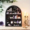 Wood Storage Shelf - Stylish And Practical Wall Shelf, Crescent Sun And Moon Crystal Shelf 2