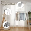 Folding Travel Clothes Drying Rack Stainless Steel Stretchable Indoor Balcony Non Slip Feet Hanger Drying Clothes Rack 4