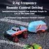 Small Gift 1:64 Speed Mini Off-Road Remote Control Car Alloy Cool Lighting Shock Absorption Children's Desktop Competition Toy 5