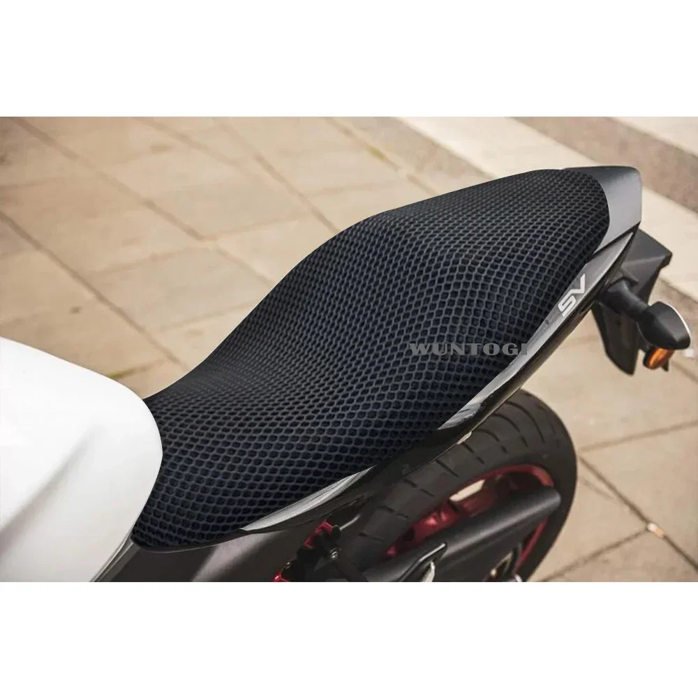 3D Airflow Seat Cover SV 650 Parts SV650 Accessories Motorcycle Seat Cover for Suzuki SV 650-Protect Cushion