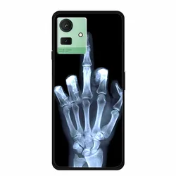 Black Shockproof Silicone Phone Case - Soft Protective Back Cover for Cubot Note 50 (B06.CH.19)