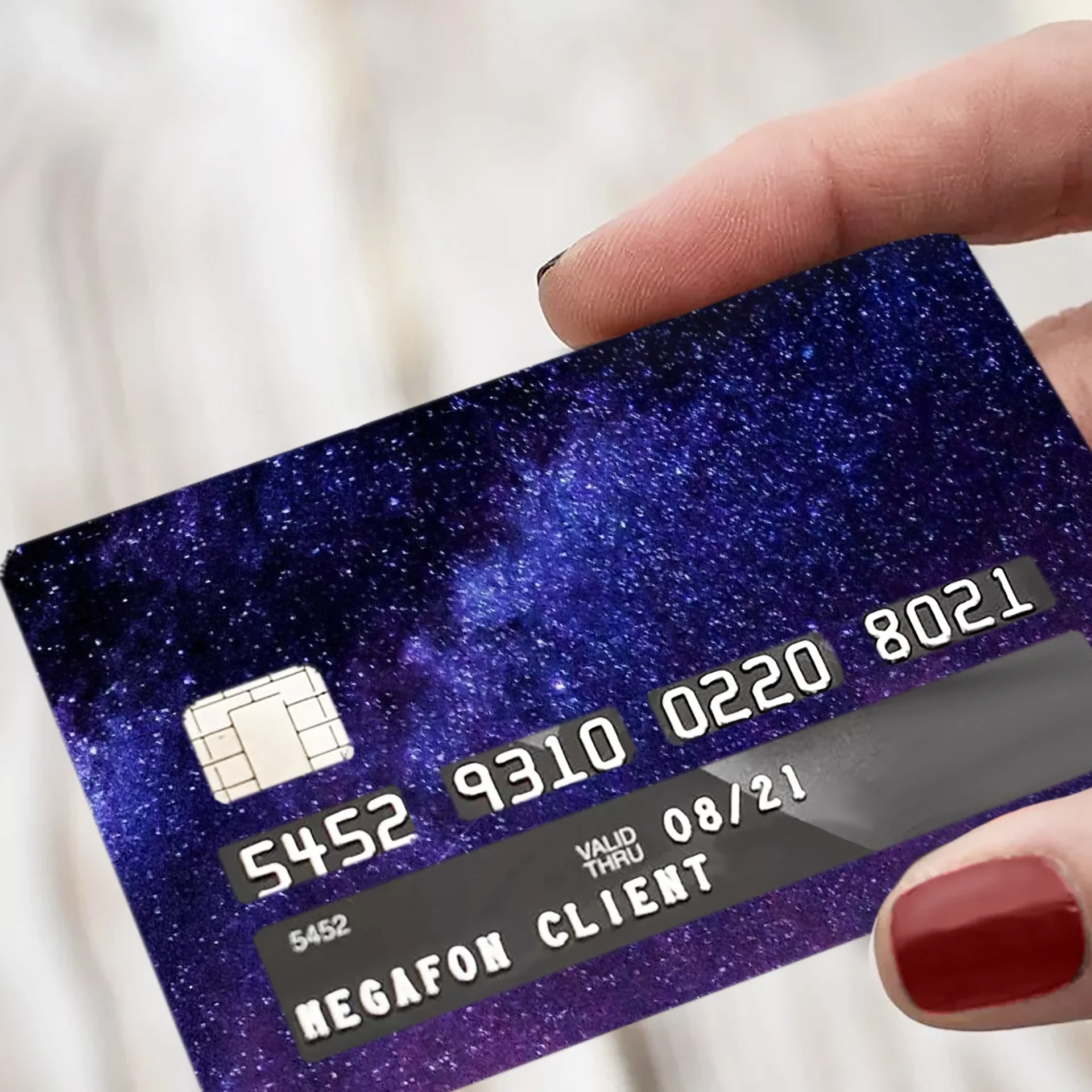 Creative 3D DIY Credit Card Stickers Art Decoration Card Stickers Credit Protective Decorative Film 3d stickers