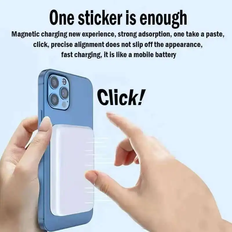 Xilecaly Magnetic Powerbank For iPhone Original External Battery Portable Wireless Charger for Apple magsafe Power Bank Battery 4