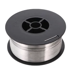 Mig Welding Wire 08mm 1kg Stainless Steel Gasless Reel Spool Roll Flux Cored Welding Wire for Soldering Welding ( Silver )