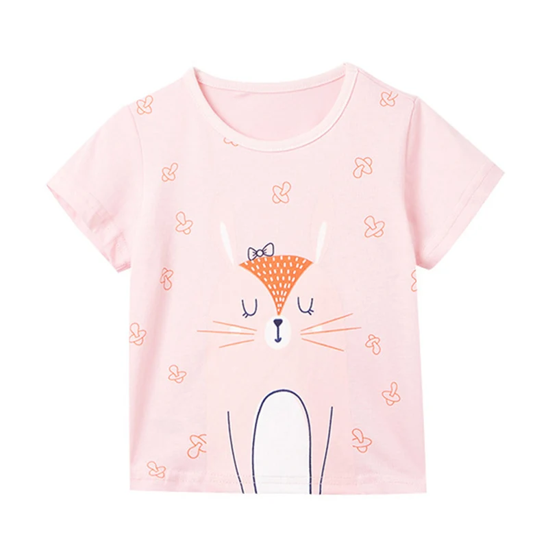 t shirt printing children's	 Cute Kids Cartoon T Shirt 2-8 Years Baby Girl Clothes Cotton Tshirt For Girls Children Summer Short Sleeve Tops Infant Clothing t-shirt in kid	