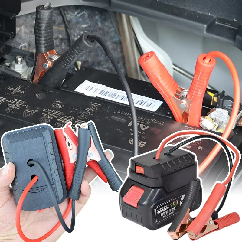18V Igniter Jump Starters Car and Motorcycle Lithium Battery Emergency Power Supply for Makita for DeWalt for Milwaukee