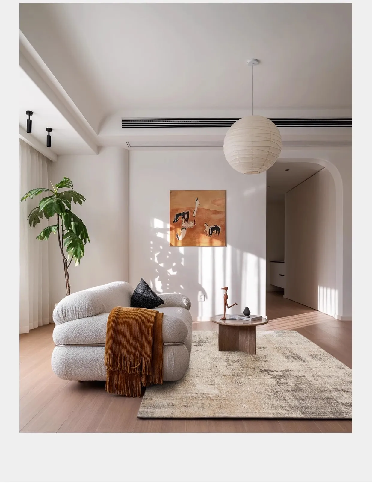 

GBD0835 2024 New Carpet Italian Minimalist Living Room Carpet Light Luxury and High Grade French Retro Bedroom