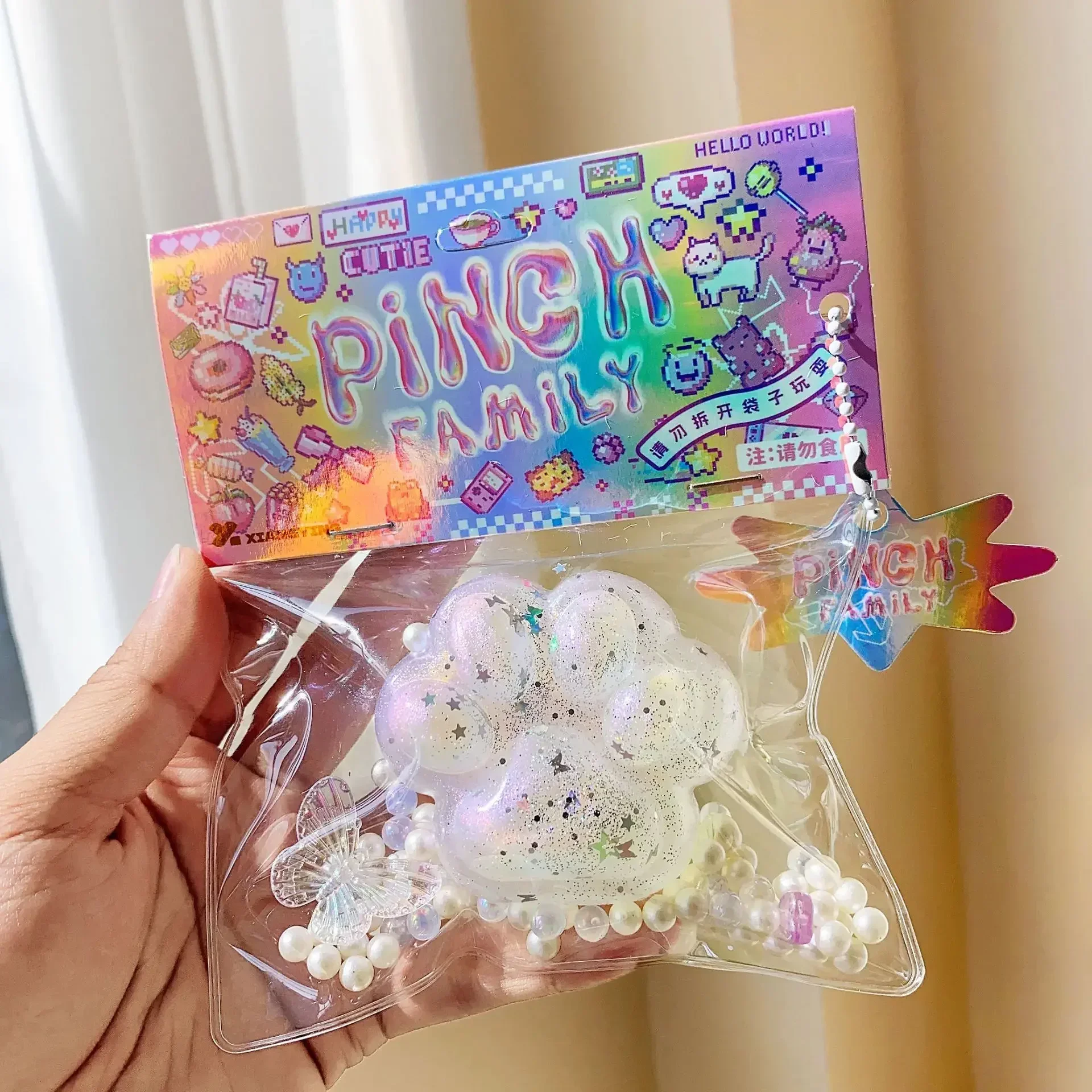 Cake food Stress Relief party Cat Paw Decompression Toys Antistress Squishy Rising Toys For Adult Kids Stretch Toys 3