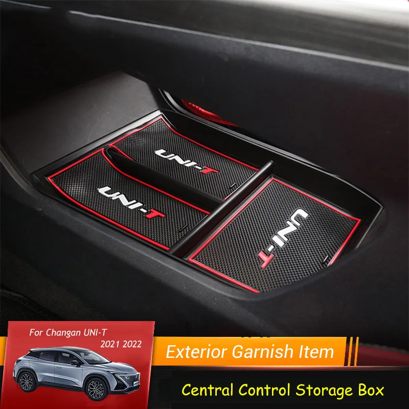 

For Changan UNI-T 2020-2023 Console Car Armrest Central Storage Box Center Console Container Glove Organizer Case Accessories